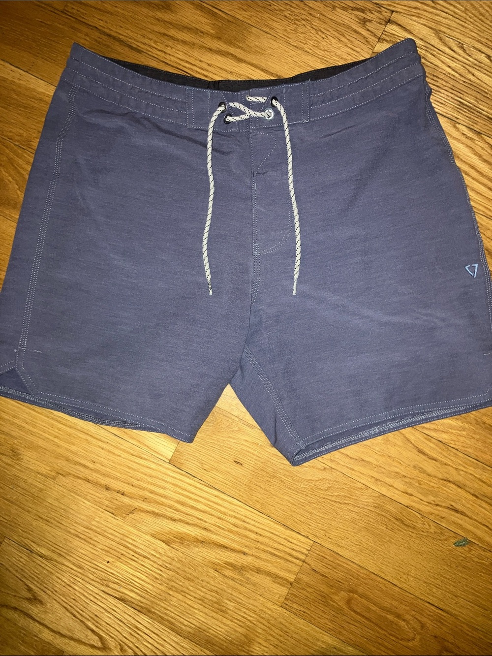 VISSLA Dark Navy Boardshorts with Black Waistband